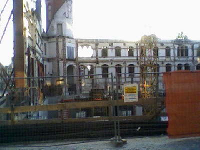 R�ckseite der Fassade